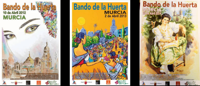 Carteles del Bando de la Huerta anteriores a 2015