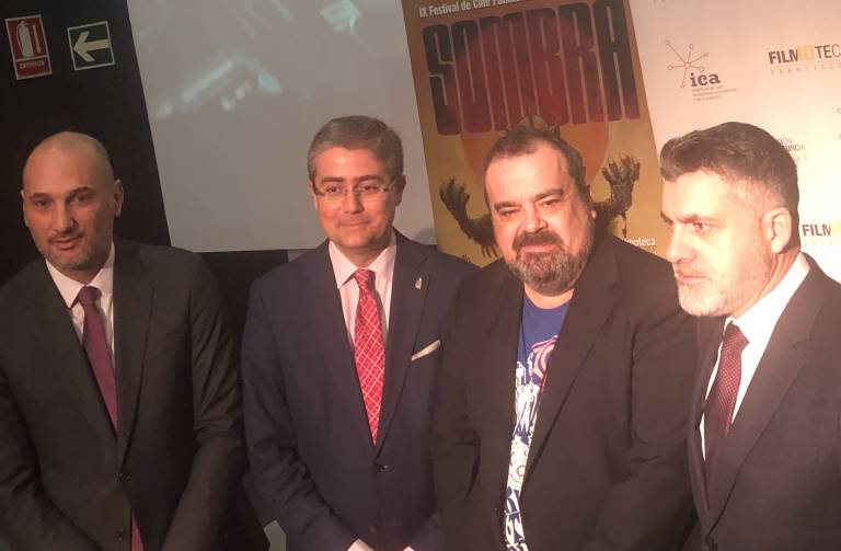 Imagen de la presentación del Sombra IX Festival de Cine Fantástico Europeo de Murcia