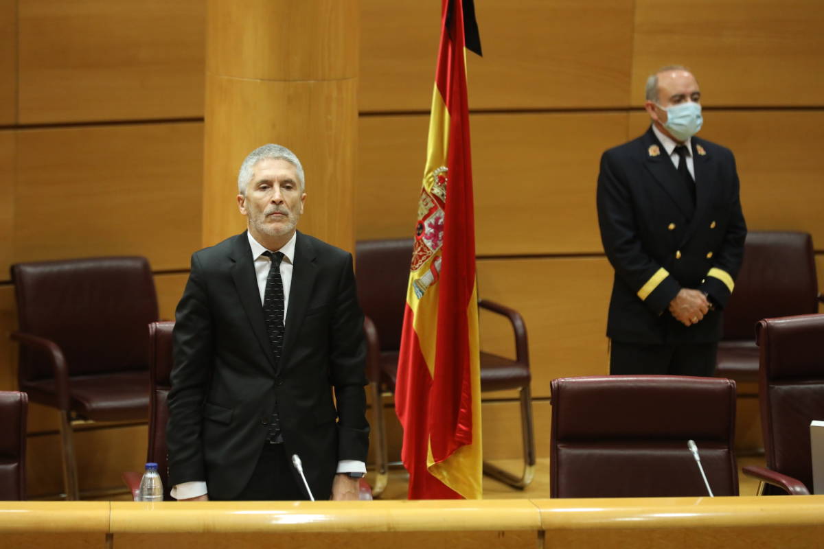 El ministro del interior, Fernando Grande-Marlaska. Foto: MARTA FERNÁNDEZ/EP
