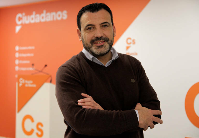  Jerónimo Moya es el portavoz de la gestora autonómica de Ciudadanos. Foto: DAVID NAVARRO