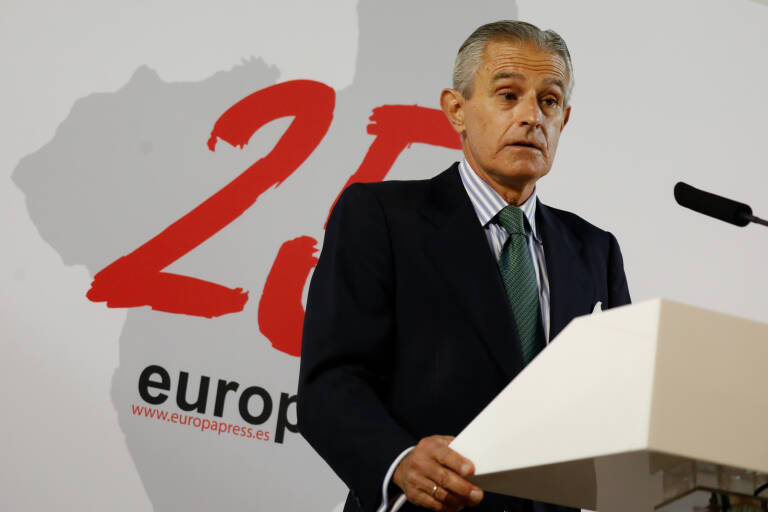 El presidente de Europa Press, Asís Martín de Cabiedes. Foto: EDU BOTELLA (EP)