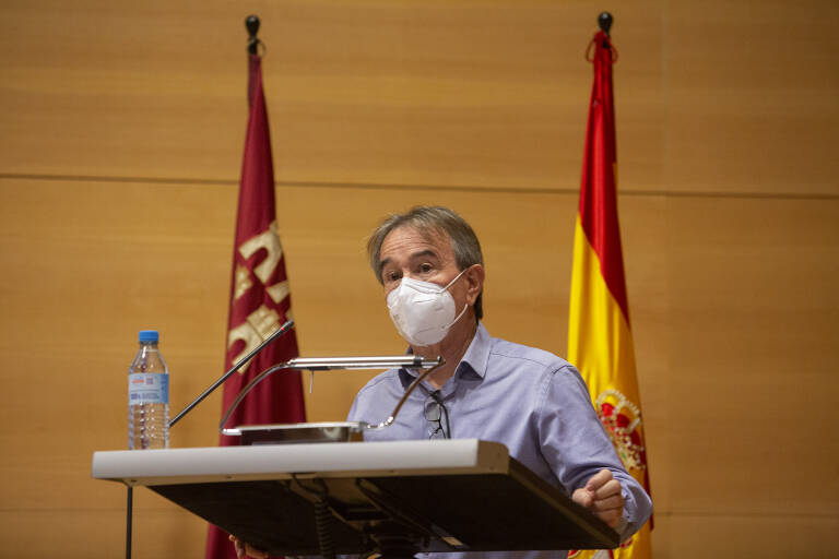 Pedro Hernández, anterior jefe del Servicio de Emergencias y Protección Civil del Ayuntamiento de Mazarrón. Foto: PILAR MORALES