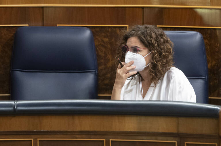 La ministra de Hacienda, María Jesús Montero. Foto: ALBERTO ORTEGA/EP