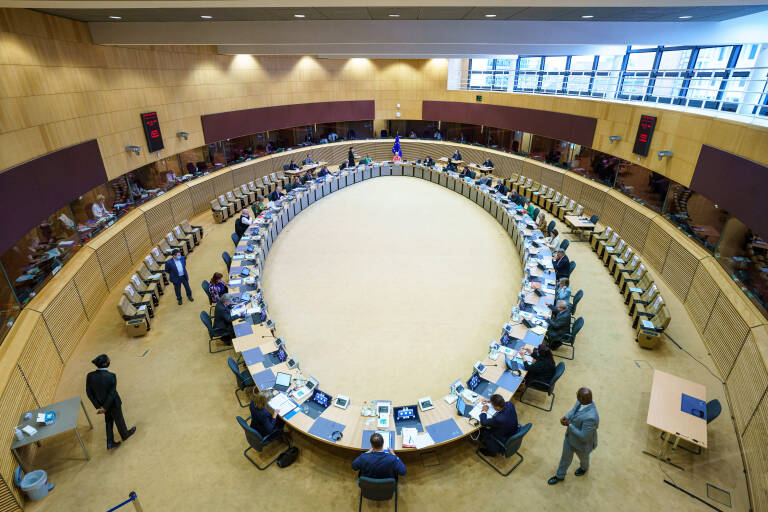Reunión de la Comisión Europea. Foto: CHRISTOPHE LICOPPE/EC/DPA