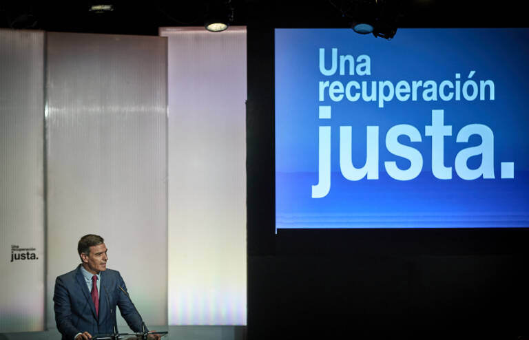 El presidente del Gobierno, Pedro Sánchez. Foto: JESÚS HELLÍN/EP