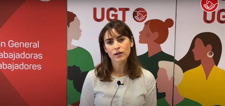 Cristina Estévez, Secretaria de Política Institucional y Políticas Territoriales de UGT. Foto: UGT