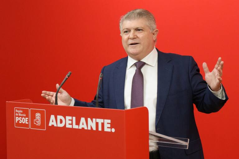 El líder del PSRM-PSOE, José Vélez. Foto: PSRM-PSOE