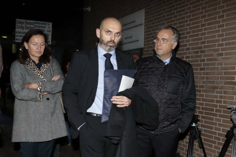 Vicente Sala, acusación particular, la noche de la devolución del veredicto de culpabilidad. Foto: PEPE OLIVARES