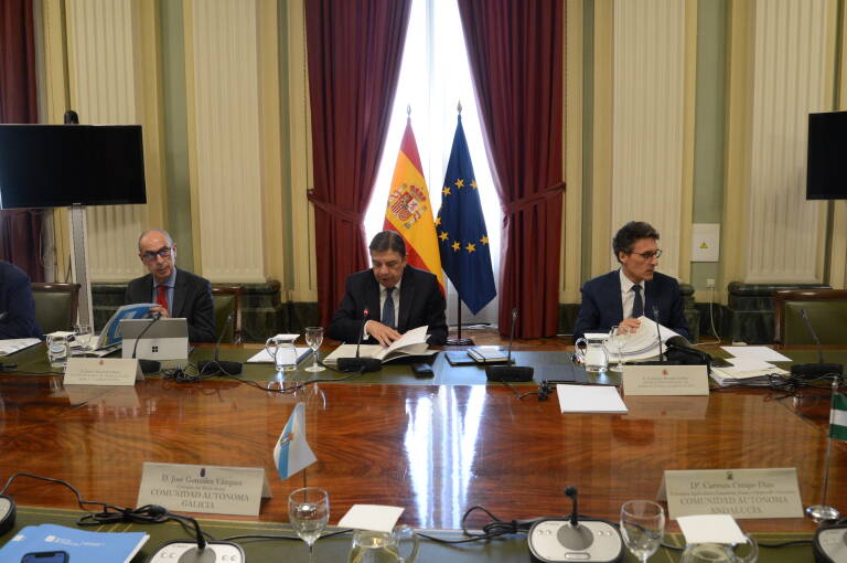 El ministro Luis Planas presidió la reunión. Foto: MINISTERIO
