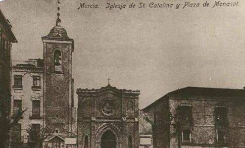 Plaza Santa Catalina Siglo XIX. Fuente: Archivo Histórico Murcia