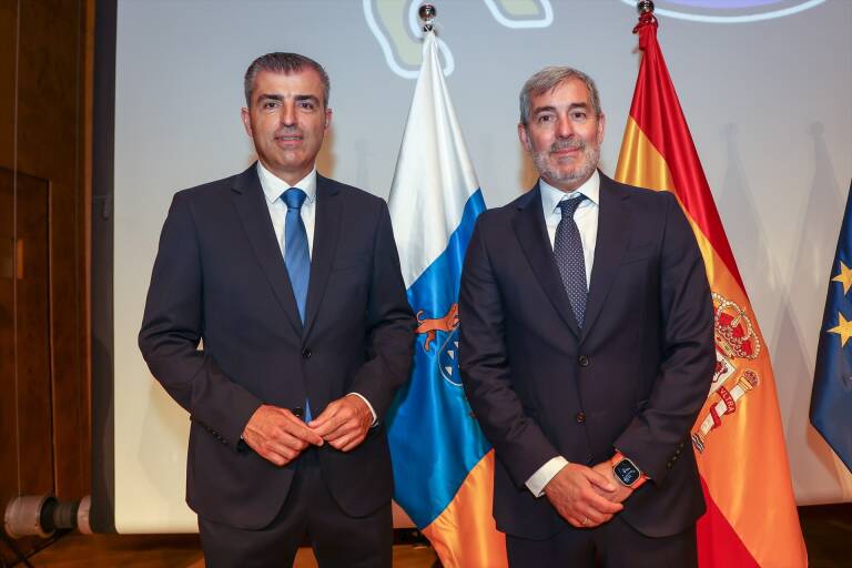 Manuel Domínguez y Fernando Clavijo. Foto: EUROPA PRESS