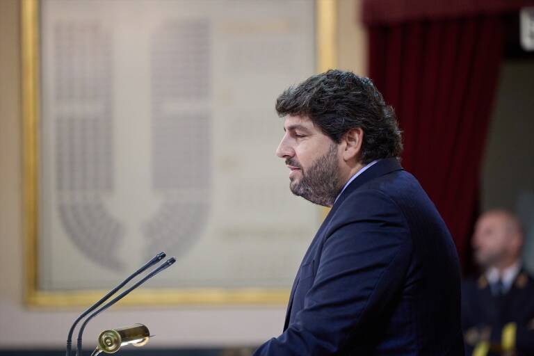 El presidente de la Región de Murcia, Fernando López Miras. Foto: JESÚS HELLÍN/EP