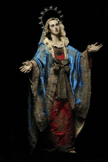 Virgen Dolorosa de Salzillo (Murcia). Foto: J. ZAMORA