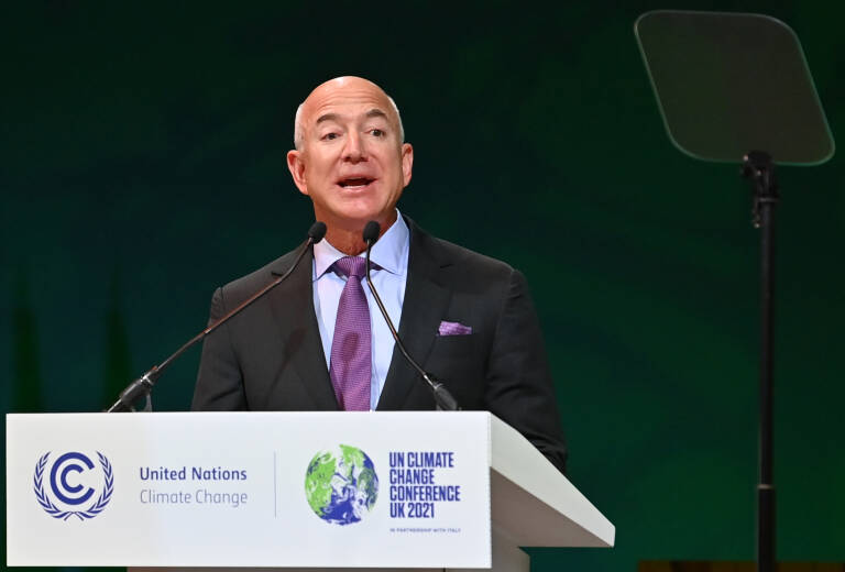 Jeff Bezos, fundador de Amazon. Foto: PAUL ELLIS/PA WIRE/DPA