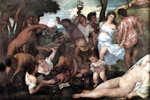 'Bacanal' de Tiziano. Museo del Prado