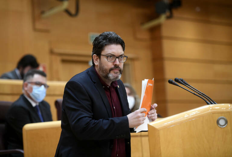  El senador murciano Miguel Sánchez. Foto: ÓSCAR CAÑAS (EP)