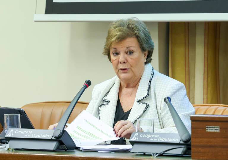La presidenta del Tribunal de Cuentas, Enriqueta Chicano Jávega. Foto: MARTA FERNÁNDEZ JARA/EP