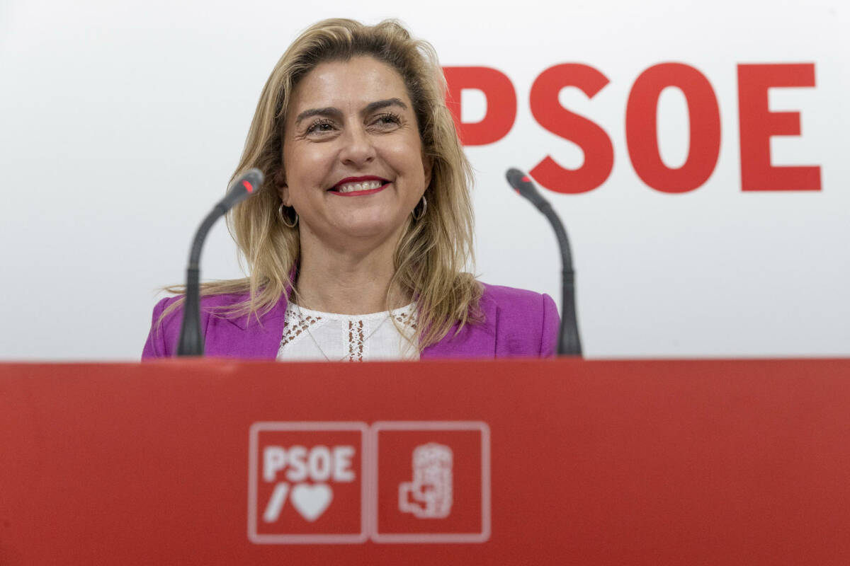 La diputada y portavoz socialista, Carmina Fernández. Foto: MARCIAL GUILLÉN (EFE)
