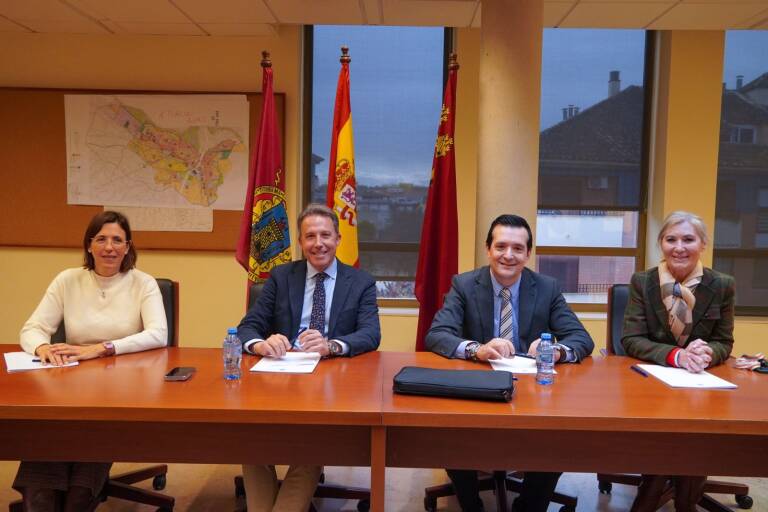 Reunión con el ayuntamiento de Lorca.